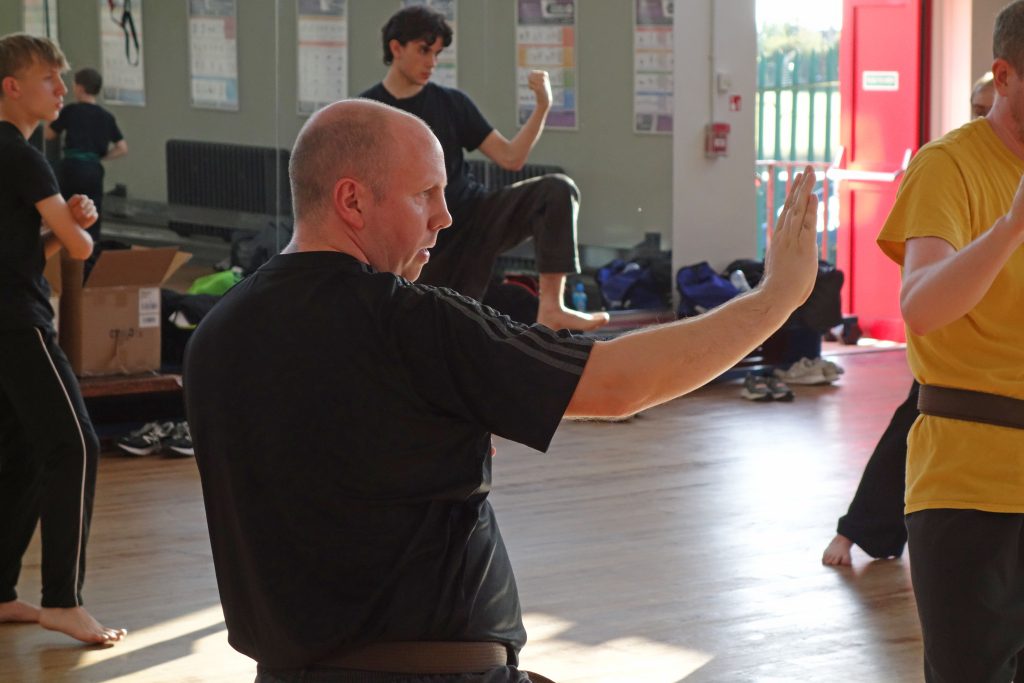 Kata Pinan Shodan being performed at Dewsbury Karate Club